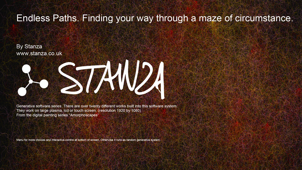 Artwork by Stanza. Endless Paths Finding Your Way Through A maze Of Circumstance