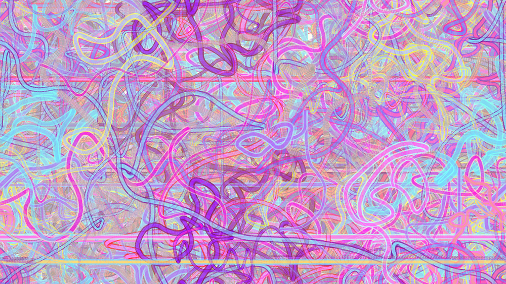 Digital generative artwork by Stanza