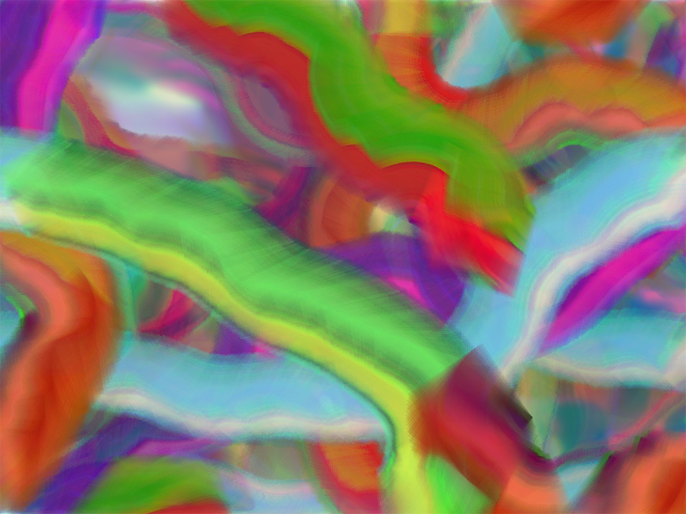 Digital generative artwork by Stanza